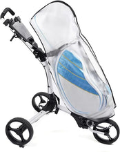 Load image into Gallery viewer, Scott Edward Golf Bag Rain Cover, Transparent Waterproof PVC Golf Bag Clear Rain Cover Protection Cover for Golf Push Carts, Anti-dust Club Bags Raincoat for Golfer
