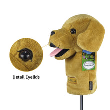 Load image into Gallery viewer, Scott Edward Animal Zoo Golf Driver Wood Covers, Fit Drivers and Fairway, Lovely Golden Retriever， Funny and Functional
