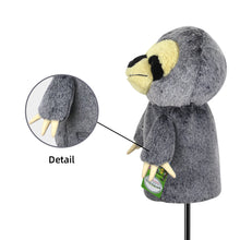 Load image into Gallery viewer, Scott Edward Animal Zoo Golf Driver Wood Covers, Fit Drivers and Fairway, Lovely sloth , Funny and Functional
