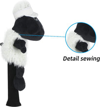 Load image into Gallery viewer, Scott Edward Funny Animal Head Golf Covers, Fit for Drivers and Fairway Wood, Cute Sheep, Cool and Functional
