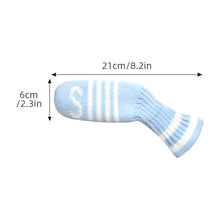 Load image into Gallery viewer, Scott Edward 10 Pcs Double Sided Alphabet Knit Iron Golf Club Covers Cuteness and Basically Socks Shape Washable &amp; Durable Club Head Protector
