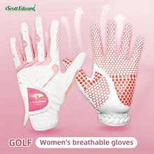 Load image into Gallery viewer, Scott Edward 1pcs Pair of Durable, Breathable, Non-Slip Golf Gloves for Women - Enhance Your Game!
