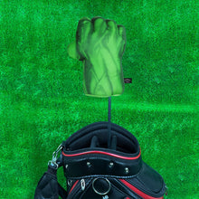 Load image into Gallery viewer, Scott Edward Boxing Golf Club Head Covers, Fit Drivers and Fairway Wood, Green, Red Spider, Unlimited Gloves
