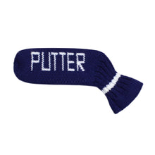 Load image into Gallery viewer, Scott Edward Knitted Putter Cover Blade,1 Piece in Pack, Fits Golf Blade Putters Cute and Soft-Blue White Stripes
