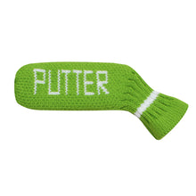 Load image into Gallery viewer, Scott Edward Knitted Putter Cover Blade,1 Piece in Pack, Fits Golf Blade Putters Cute and Soft-Green White Stripes
