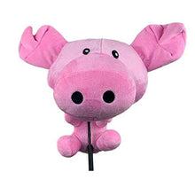 Load image into Gallery viewer, Scott Edward Funny Animal Head Golf Covers, Fit  for Drivers and Fairway Wood, Cute Pink Pig, Cool and Functional
