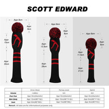 Load image into Gallery viewer, 2022 New Style Scott Edward Knitted Golf Covers for Driver Wood,Fairway Wood and Hybrid Wood,Protect Golf Club from Scratches and Dust,Decorate Golf Bag
