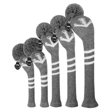 Load image into Gallery viewer, Scott Edward Knitted Golf Covers for Driver Wood,Fairway Wood and Hybrid Wood,Protect Golf Club from Scratches and Dust,Double Layers,Decorate Golf Bags，Anchor Pattern
