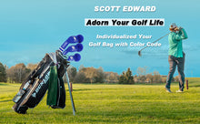 Load image into Gallery viewer, 2022 New Style Scott Edward Knitted Golf Covers for Driver Wood,Fairway Wood and Hybrid Wood,Protect Golf Club from Scratches and Dust,Decorate Golf Bags with Blue Spider Pattern
