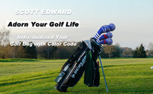 Load image into Gallery viewer, Scott Edward Knitted Golf Covers for Driver Wood,Fairway Wood and Hybrid Wood,Protect Golf Club from Scratches and Dust,Double Layers,Decorate Golf Bags,  Belle Tips Pattern
