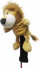 Load image into Gallery viewer, Scott Edward Funny Animal Head Golf Covers, Fit  for Drivers and Fairway Wood, Cute Lion , Cool and Functional
