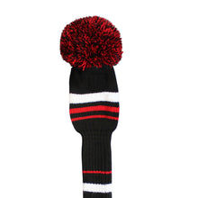 Load image into Gallery viewer, Scott Edward Novelty Red White Stripes Putter Covers Detail
