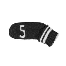 Load image into Gallery viewer, Scott Edward 10Pcs Golf Iron Cover Set,Elastic Yarn,Cuteness and Basically Socks Shape Washable &amp; Durable Golf Club Iron Head Covers-Dark Grey
