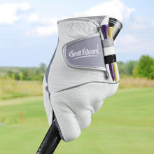 Load image into Gallery viewer, Scott Edward Golf Glove Men Women, No-Slip, Breathable, Soft, Worn on Left Hand. White Color,6 Size to Choose,Golf Training Accessories
