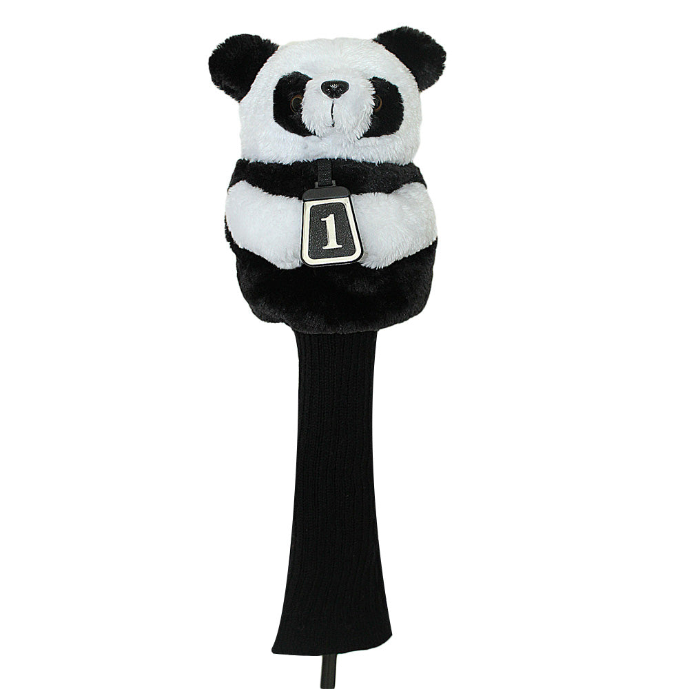 Scott Edward Funny Animal Head Golf Covers, Fit  for Drivers and Fairway Wood, Cute Panda, Cool and Functional