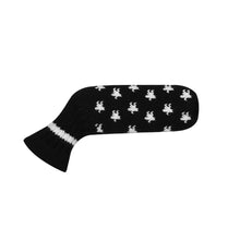 Load image into Gallery viewer, Scott Edward Knitted Putter Cover Blade,1 Piece in Pack, Fits Golf Blade Putters Cute and Soft-Black White Stars
