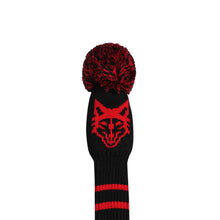 Load image into Gallery viewer, Scott Edward Golf Club Knitted Headcovers Double Layers Elastic Acrylic Yarn,Fluffy Pom Creativity Pattern for Golfer Gifts,Golf Club Protector- Cute Red Fox for Driver(460cc),Fairway(3/5/7) and Hybrid(UT)
