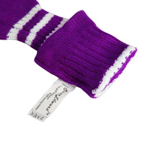 Load image into Gallery viewer, Scott Edward Purple White Stripes Golf Bag Head Cover Detail
