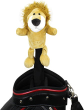 Load image into Gallery viewer, Scott Edward Funny Animal Head Golf Covers, Fit  for Drivers and Fairway Wood, Cute Lion , Cool and Functional
