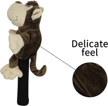 Load image into Gallery viewer, Scott Edward Animal Zoo Golf Driver Wood Covers, Fit Fairway, Cute Monkey, Funny and Functional
