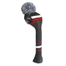 Load image into Gallery viewer, Scott Edward Knitted Golf Covers for Driver Wood,Fairway Wood and Hybrid Wood,Protect Golf Club from Scratches and Dust,Decorate Golf Bags with Classical Grey White Red Stripes
