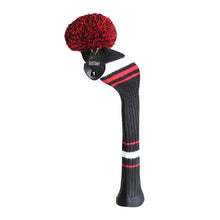 Load image into Gallery viewer, Scott Edward Novelty Red White Stripes Putter Covers Detail
