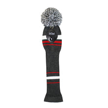 Load image into Gallery viewer, Scott Edward Knitted Golf Covers for Driver Wood,Fairway Wood and Hybrid Wood,Protect Golf Club from Scratches and Dust,Decorate Golf Bags with Classical Grey White Red Stripes
