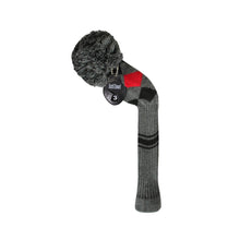 Load image into Gallery viewer, Scott Edward Knitted Golf Covers for Driver Wood,Fairway Wood and Hybrid Wood,Protect Golf Club from Scratches and Dust,Decorate Golf Bags,Classi Pattern Grey Red Black Argyles
