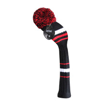 Load image into Gallery viewer, Scott Edward Novelty Red White Stripes Putter Covers Detail
