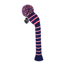 Load image into Gallery viewer, 2022 Scott Edward Golf Club Knitted Headcovers for Driver(460cc),Fairway(3/5/7) and Hybrid(UT),Double Layers Acrylic Yarn, Three Fine Streak Pattern for Golfer Gifts, Purple Color
