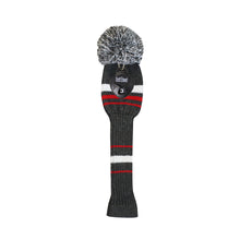 Load image into Gallery viewer, Scott Edward Knitted Golf Covers for Driver Wood,Fairway Wood and Hybrid Wood,Protect Golf Club from Scratches and Dust,Decorate Golf Bags with Classical Grey White Red Stripes
