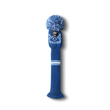 Load image into Gallery viewer, Scott Edward Knitted Golf Covers for Driver Wood,Fairway Wood and Hybrid Wood,Protect Golf Club from Scratches and Dust,Double Layers,Decorate Golf Bags, Crown Blue
