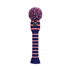 Load image into Gallery viewer, 2022 Scott Edward Golf Club Knitted Headcovers for Driver(460cc),Fairway(3/5/7) and Hybrid(UT),Double Layers Acrylic Yarn, Three Fine Streak Pattern for Golfer Gifts, Purple Color
