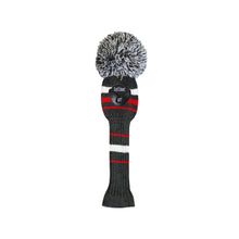 Load image into Gallery viewer, Scott Edward Knitted Golf Covers for Driver Wood,Fairway Wood and Hybrid Wood,Protect Golf Club from Scratches and Dust,Decorate Golf Bags with Classical Grey White Red Stripes
